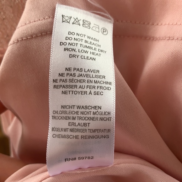 Hailey Logan by Adrianna Papell pink spaghetti strap dress. Size 3/4 - Picture 8 of 9